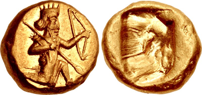 Achaemenid gold daric British Museum