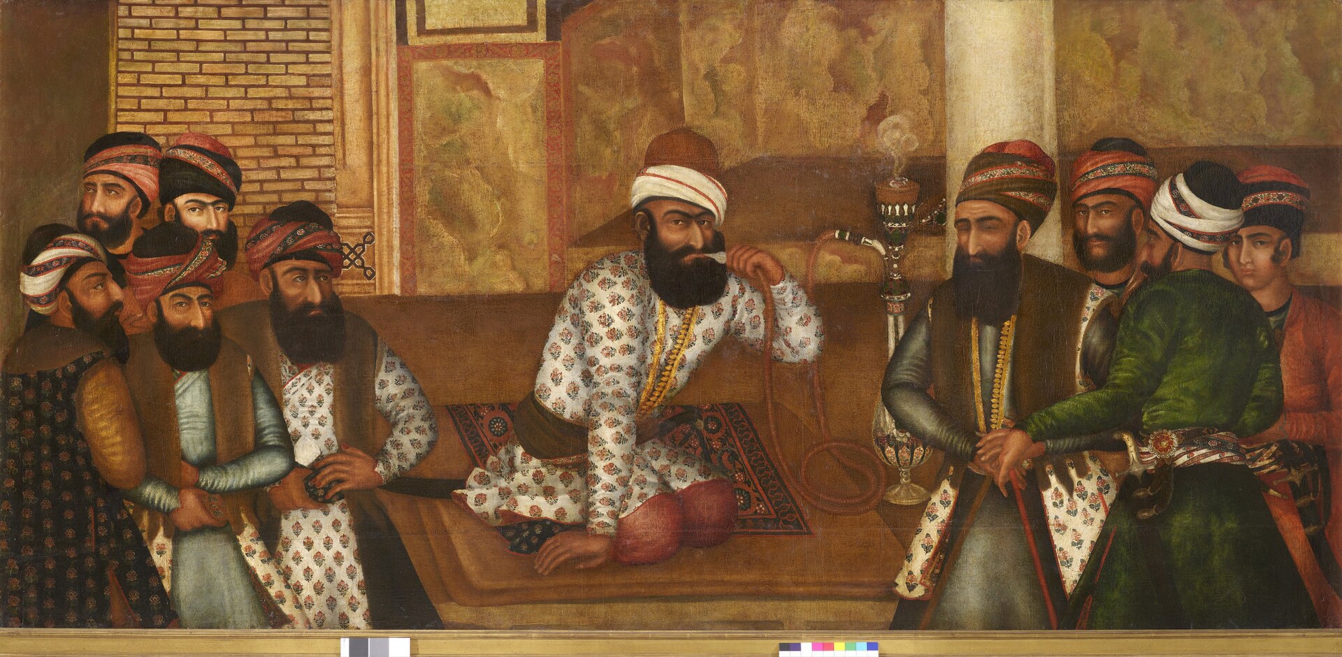 Karim Khan Zand mural Shiraz Pars Museum