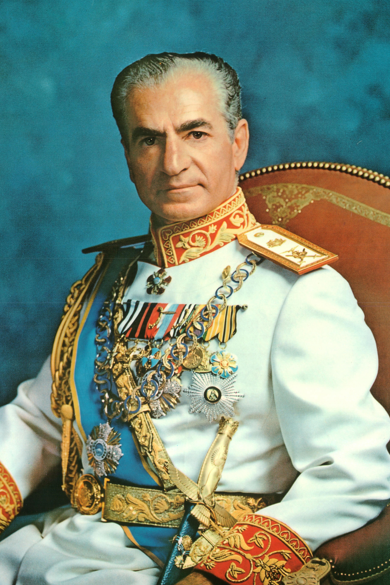 Mohammad Reza Pahlavi Shah of Iran official portrait