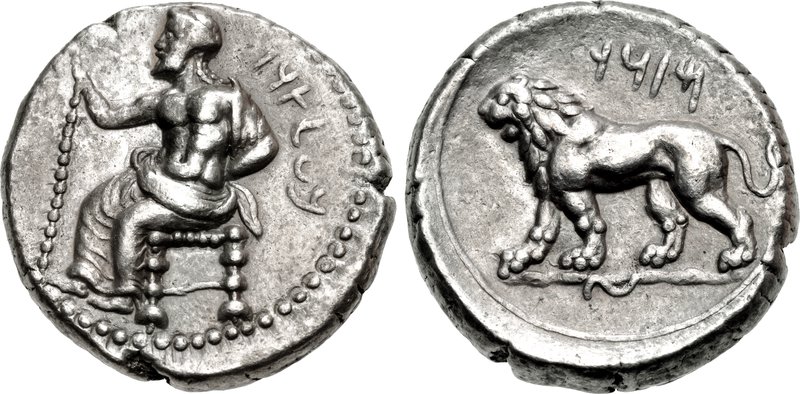 Mazaios Satrapal Double Shekel — Babylon